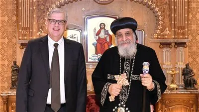 البابا تواضروس يستقبل السفير الهولندي