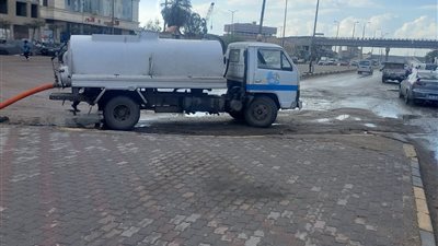 رفع تجمعات الأمطار بالدائري والزراعي في القليوبية وعودة الحركة المرورية لطبيعتها