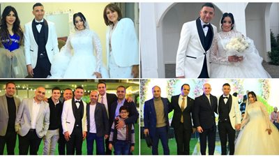 بحضور غادة إبراهيم ونجوم الفن.. الشاعر محمد عاطف يفاجئ الصحفي أحمد طارق والصحفية فاطمة صبرى بأغنية بأسمهما بمناسبة حفل زفافهما