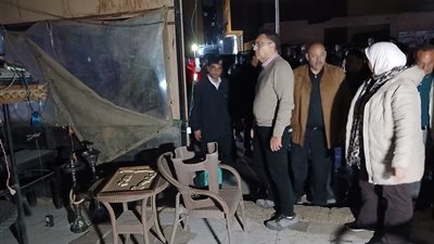 جولة مفاجئة لمحافظ القليوبية بشبرا الخيمة لضبط مواعيد غلق المحال وإزالة الإشغالات