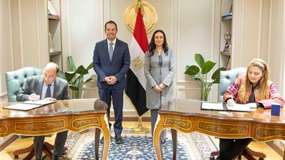 وزيرة التضامن تشهد توقيع 3 بروتوكولات مع مركز المعلومات لتطوير الذاكرة المؤسسية للوزارة وهيئاتها