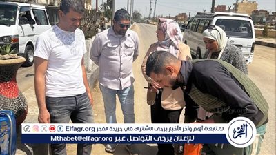 إستجابةً لمطالب الأهالي.. بدء أعمال رصف طريق 