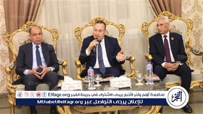 وزير التعليم العالي يلتقي محافظ المنيا ورئيس جامعة المنيا بديوان عام المحافظة