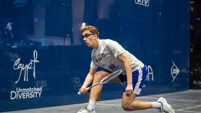 محمد زكريا يتأهل لنهائي بطولة الجونة الدولية للإسكواش