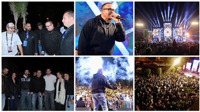 كامل العدد.. هشام عباس يشعل حفلًا غنائيًا بحضور 7000 شخص