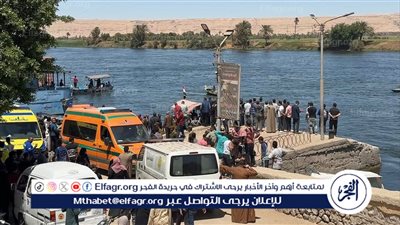 سقوط سيارة فان.. مصرع سيدة وطفلان بنهر النيل بمركز المراغه بسوهاج