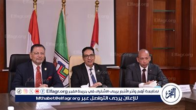 رئيس جامعة القاهرة يلتقى أعضاء القافلة التنموية الشاملة المتجهة إلى حلايب وشلاتين