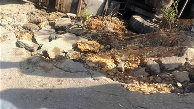 دون إصابات انقلاب سيارة نقل ثقيل غرب الإسكندرية 