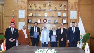 جامعة بنها توقع بروتوكول تعاون مع اتحاد بشبابها لتطوير التدريب والتنمية البشرية
