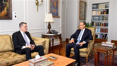 وزير الخارجية يستقبل رئيس لجنة حقوق الإنسان في مجلس النواب