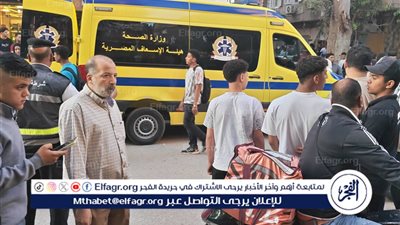 إصابة 4 أشخاص دهستهم سيارة مُسرعة أمام مسجد الأباصيري ببني سويف