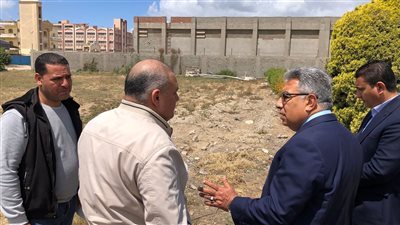 محافظ الدقهلية يتفقد المنطقة الصناعية بجمصة 