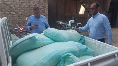 ضبط نصف طن دقيق مدعم قبل تهريبه للسوق السوداء في القليوبية