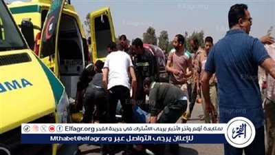 بالاسماء.. إصابة 6 أشخاص في حادثي سير ببني سويف