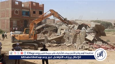 محافظ سوهاج يقود حملة مكبرة لإزالة التعديات بمركز جرجا