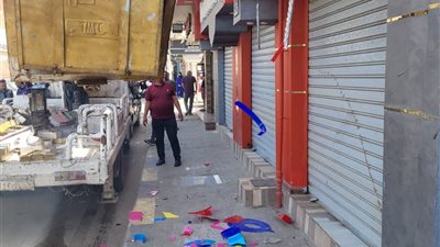 حملة مكبرة ببنها لإزالة الإعلانات المخالفة وتطبيق الهوية البصرية