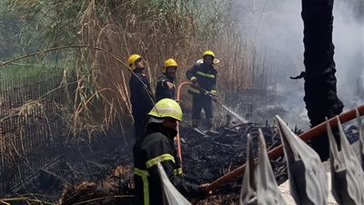 حريق محدود داخل مستشفى بنها العام أثناء أعمال تطوير.. والسيطرة عليه دون إصابات