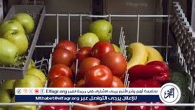 تحذير من غسل الخضراوات والفاكهة في غسالة الأطباق.. خطر تلوث كيميائي