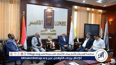 محافظ الأقصر يستقبل وفد الكنيسة الإنجيلية لتقديم التهنئة بعيد الأضحى المبارك