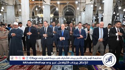 محافظ الغربية يؤدي صلاة عيد الأضحى بمسجد السيد البدوي وسط آلاف المصلين