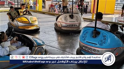 فرحة وبهجة.. الأطفال يتسابقون بالسيارات الكهربائية احتفالًا بأول أيام عيد الأضحى بالفيوم