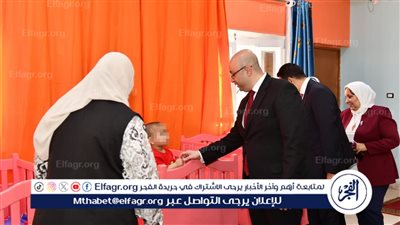 محافظ الفيوم يزور الأطفال الأيتام بجمعية تحسين الصحة لتهنئتهم بعيد الأضحى المبارك